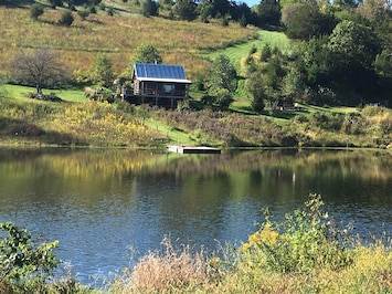 Image of 1850 Rustic Cabin 20acre Prairie 3stocked ponds