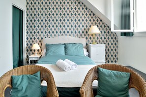 Desk, iron/ironing board