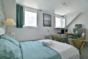 Desk, iron/ironing board