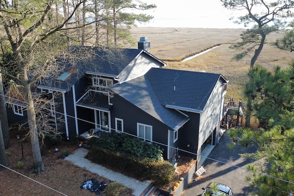New paint Rehoboth Bay behind