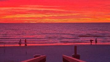 Sun loungers, beach towels