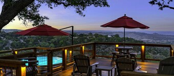 GWR-Private-AmazingHillTopViews-57 Acre-Hot Tub-Stars-Fire Pit-Pool-Wildlife