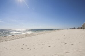 On the beach