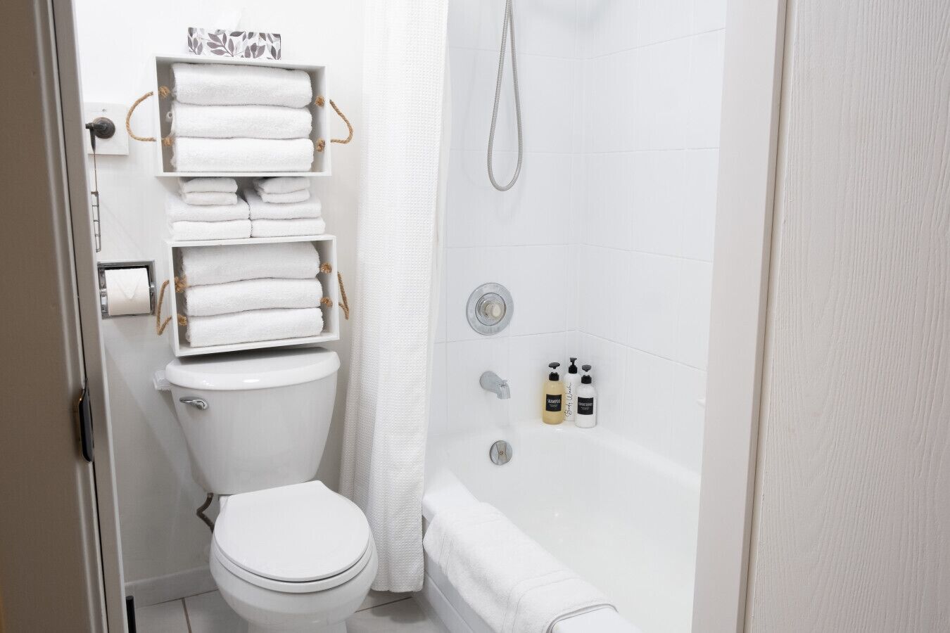 Hair dryer, towels
