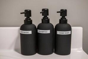 Hair dryer, towels