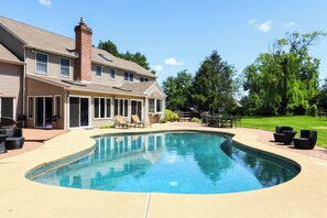 Outdoor pool, a heated pool - Over 10 Acres In Bucolic Bucks County w/Pool! (Perkasie)
