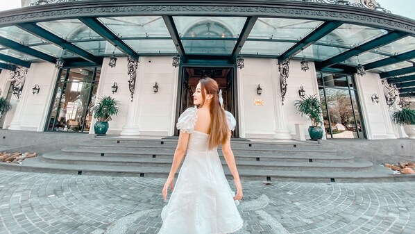 Fachada de la propiedad