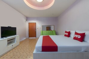 Habitación doble estándar | Escritorio, wifi gratis y ropa de cama 