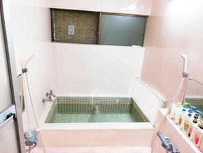 Room (Run of House) | Bathroom | Combined shower/tub, hair dryer, slippers, towels