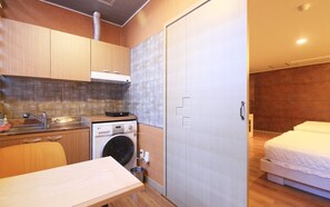 Double King Residence | Private kitchenette | Electric kettle