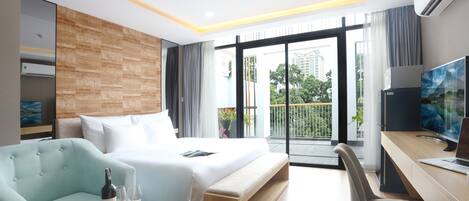 1 Schlafzimmer, laptopgeeigneter Arbeitsplatz, kostenloses WLAN