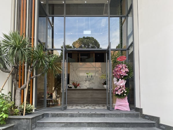 Entrada de la propiedad