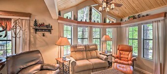 Gateway to Sunrise Resort! Show Low Cabin w/ Deck