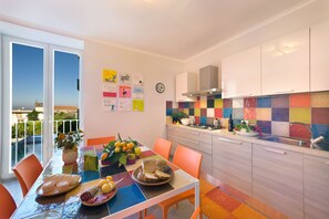 Apartment, 2 Bedrooms, Smoking, Jetted Tub | Private kitchen | Full-size fridge, microwave, oven, stovetop - Karme House (Meta)