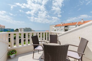 Apartamento, vista para o mar | Terraço/pátio