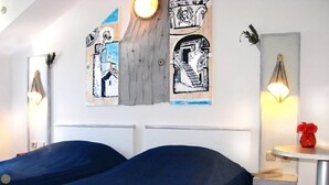 1 bedroom, Internet, bed sheets - Apartment for two persons with sea view in Trogir near the beach (Trogir)