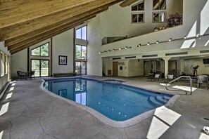 Una piscina climatizada