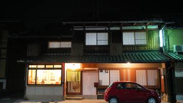 Front of property – evening/night