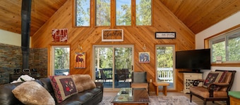 Pet Friendly! Wraparound Porch, Firepit + Close to Lake Granby and Highland Marina
