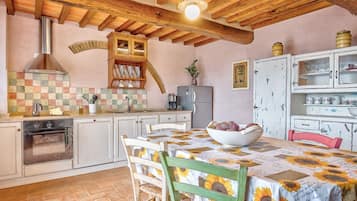 Oven, dishwasher, coffee/tea maker, toaster
