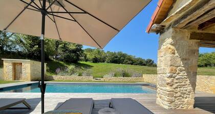 Splendide Maison Climatisée en Périgord Noir-piscine Privée
