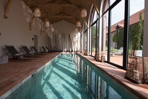 Indoor pool, a heated pool