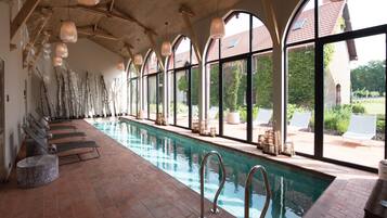 Indoor pool, a heated pool