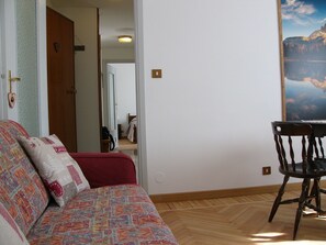 Apartment, 2 Bedrooms, Balcony (Nazionale 131 Big) | Living area | 28-inch LCD TV with digital channels, TV