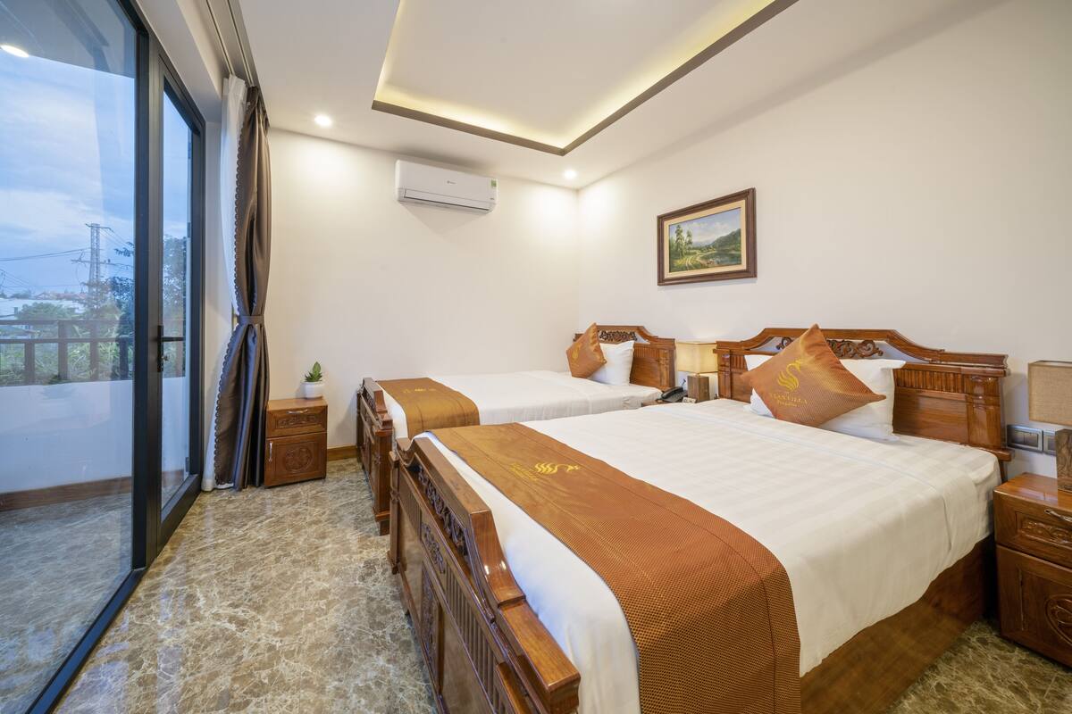 Chambre Deluxe avec lits jumeaux | Minibar, rideaux occultants, chambres insonorisées, Wi-Fi gratuit
