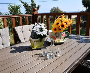 Deluxe Double Room (Iris) | Pemandangan balkoni