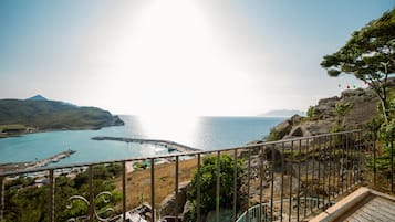 华丽客房, 外廊, 海景 | 熨斗/熨衣板、免费 WiFi、床单