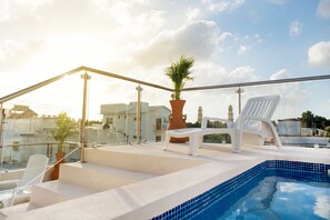 Pool - Double Swimming Pool Penthouse Suite in Cozumel 2 (San Miguel de Cozumel)