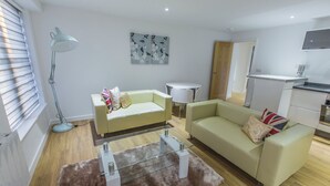 Apartment, 1 Bedroom | Living area