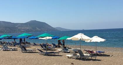 Beach Villa Private Pool A/C Wifi Tennis Court Sea Views Near Latchi