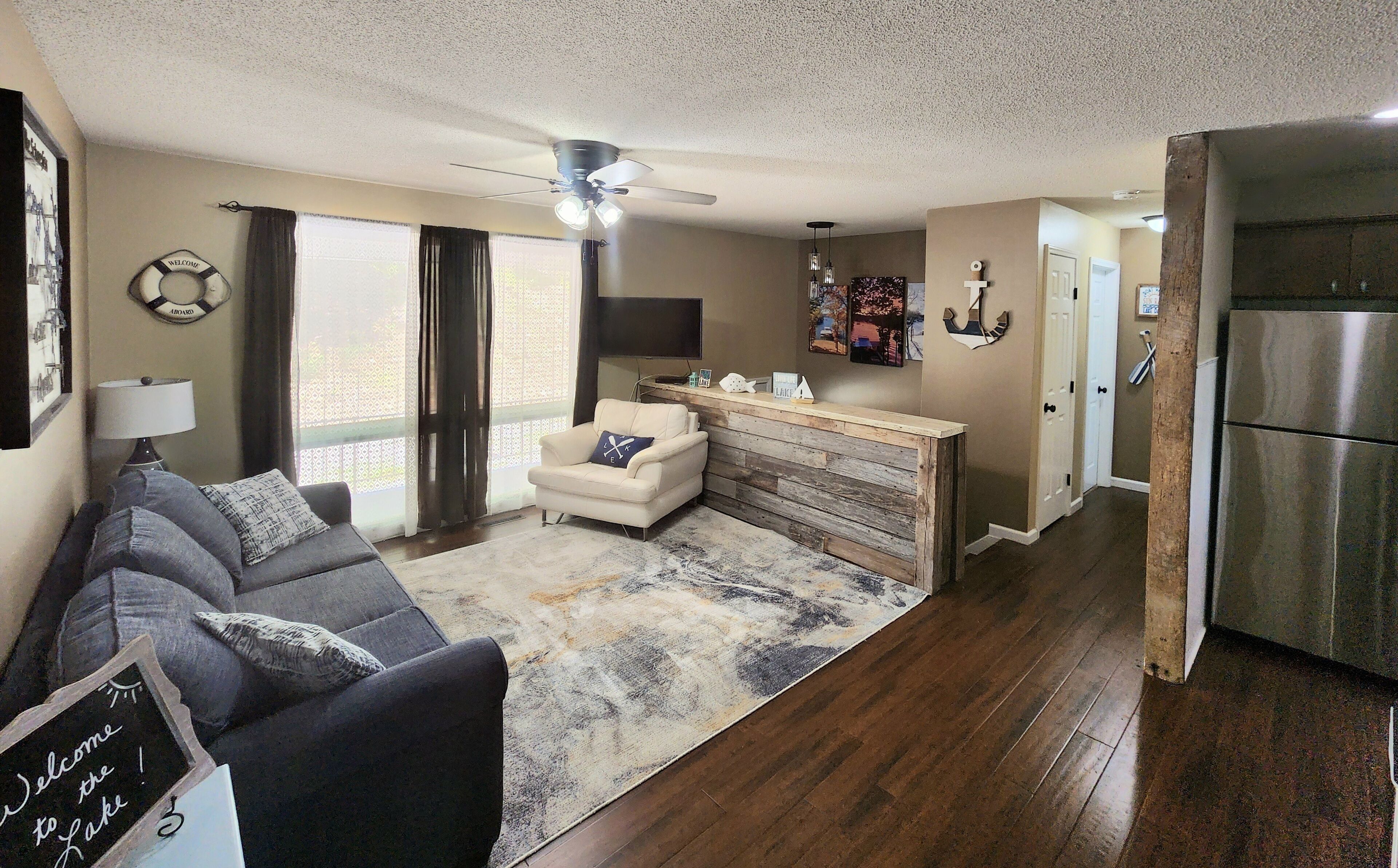 TV connectée, cheminée