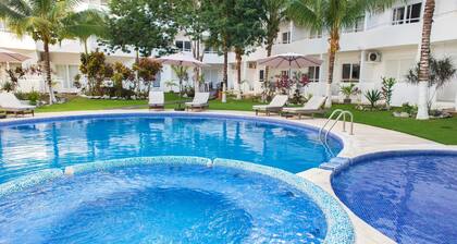 Beautifully Decorated Santorini Inspired Studio