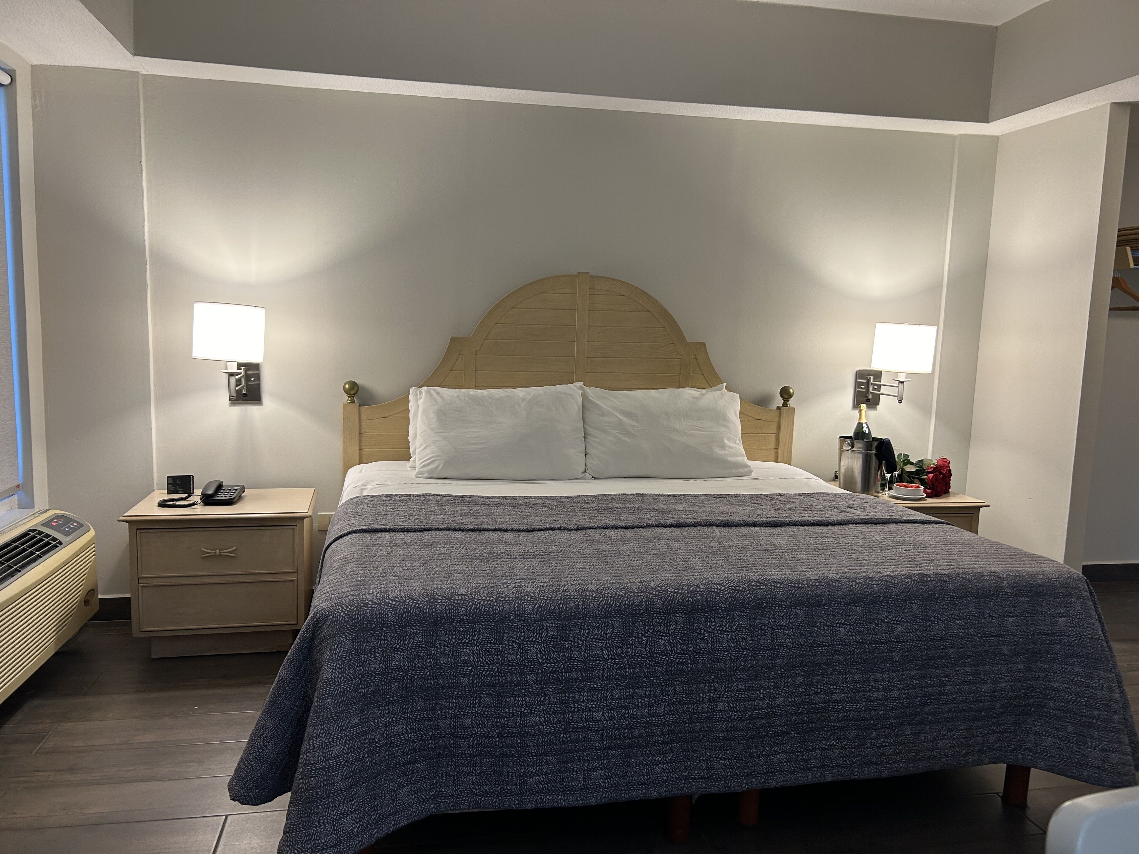 basic single room | 1 bedroom, desk, laptop workspace, iron/ironing board