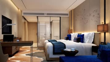 Deluxe Twin Room | Living room | Flat-screen TV