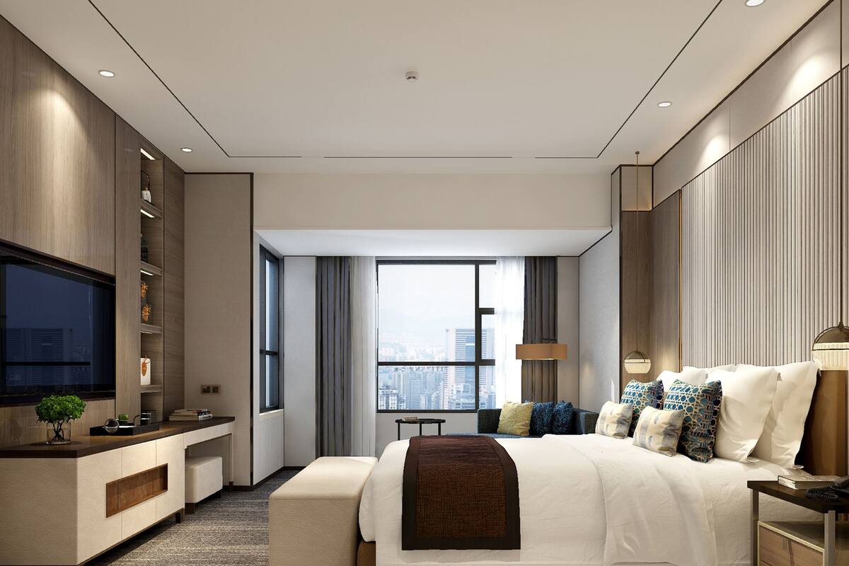 Minibar, cortinas blackout, wifi gratis y ropa de cama 