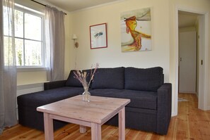 Familie-småhus, privat bad | Oppholdsområde | LED-TV