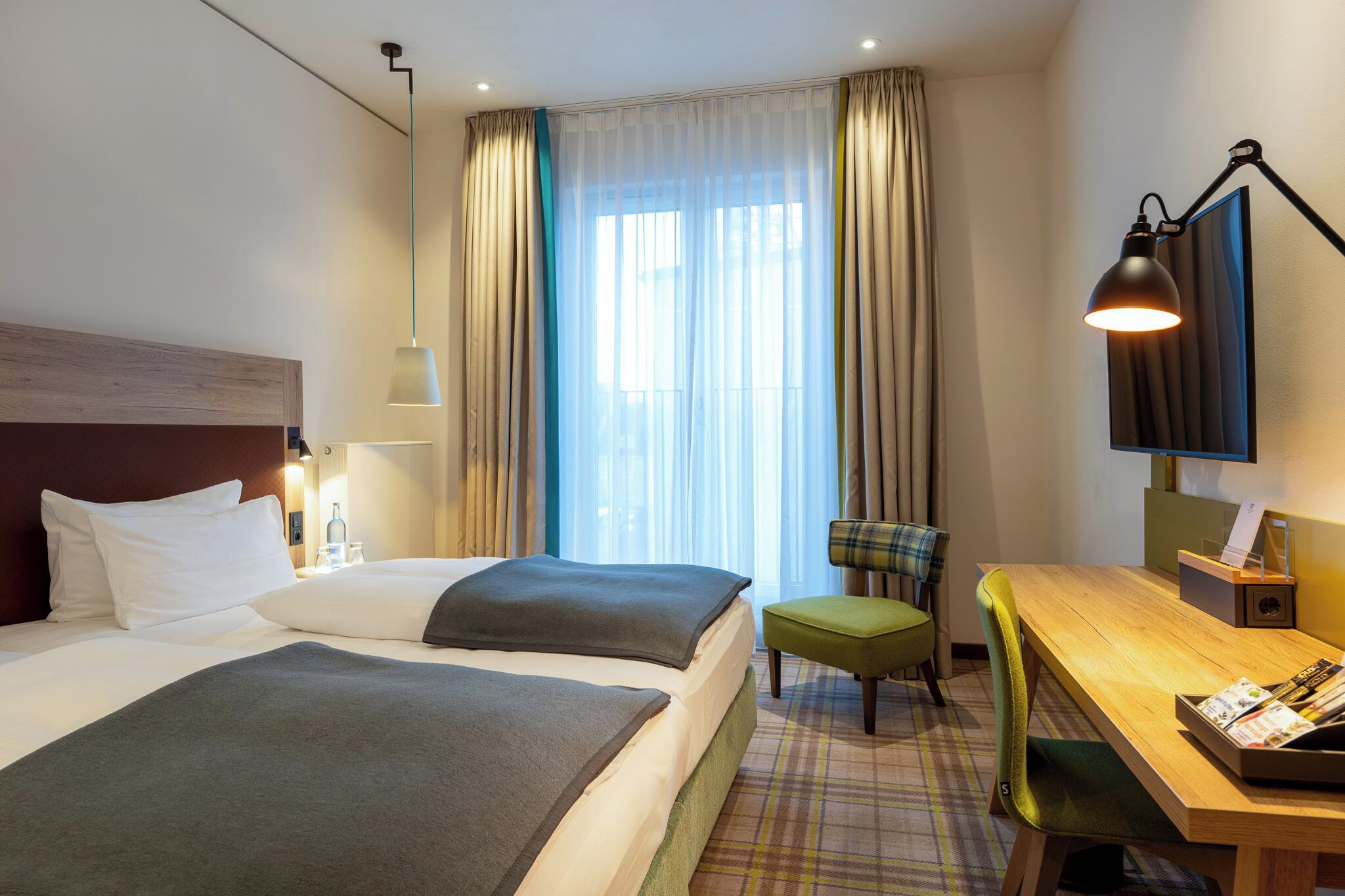 Standard Double Room | Hypo-allergenic bedding, in-room safe, individually furnished, desk