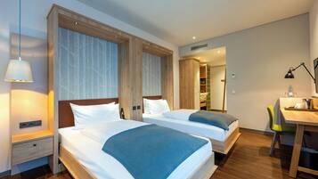 Standard Double Room | Hypo-allergenic bedding, in-room safe, individually furnished, desk