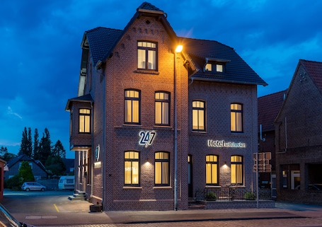 Front of property - evening/night