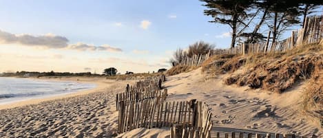 På stranden, liggestole