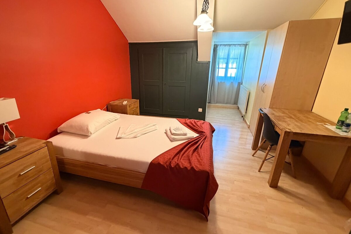 Chambre Double Classique, non-fumeur, salle de bains commune