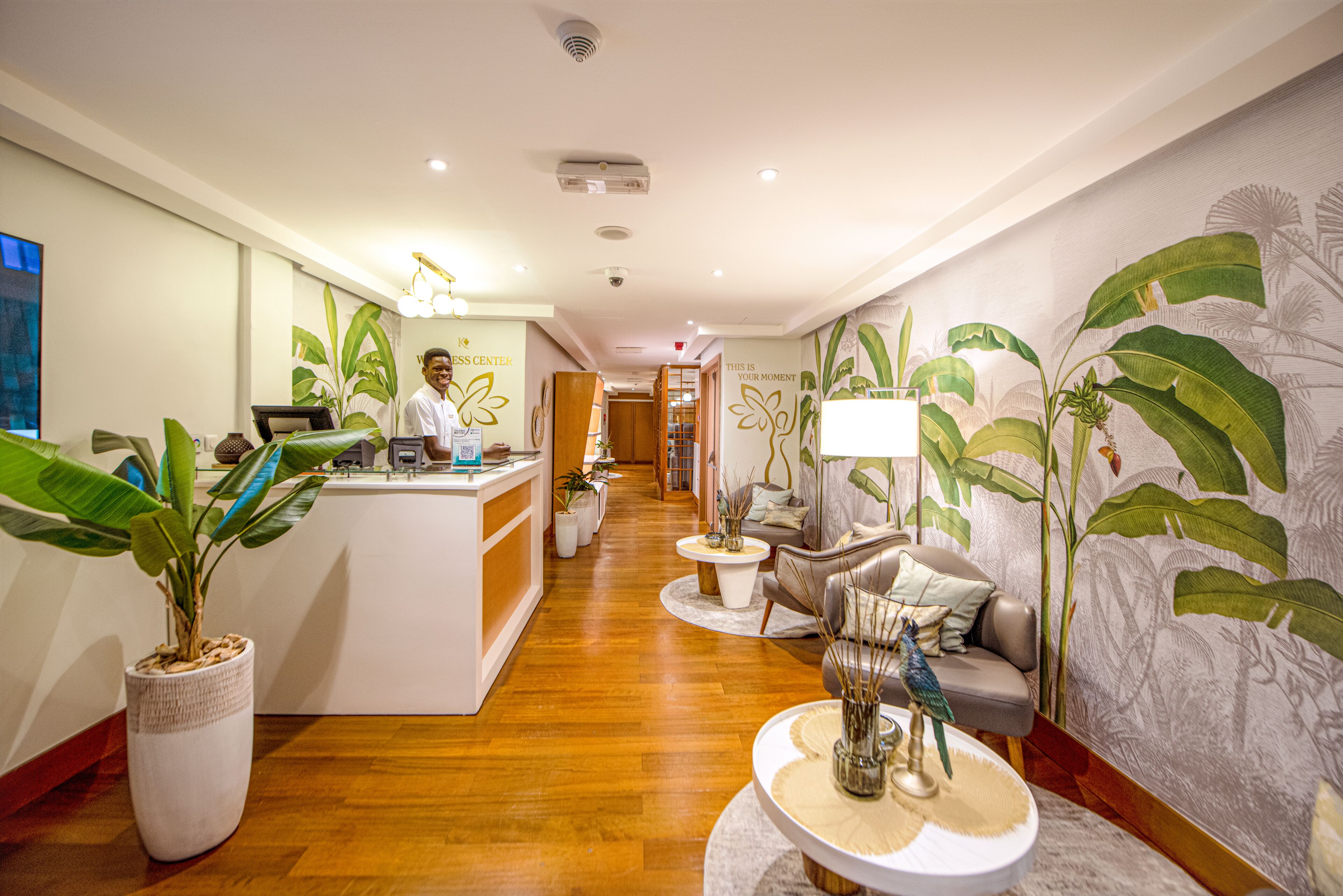 Recepción del spa