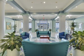 Sala de estar en el lobby