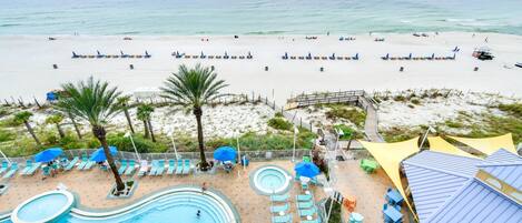 Beach nearby, white sand