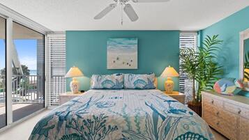 Deluxe appartement, 3 slaapkamers, uitzicht op oceaan (106-3) | Individueel gedecoreerd, individueel gemeubileerd, gratis wifi