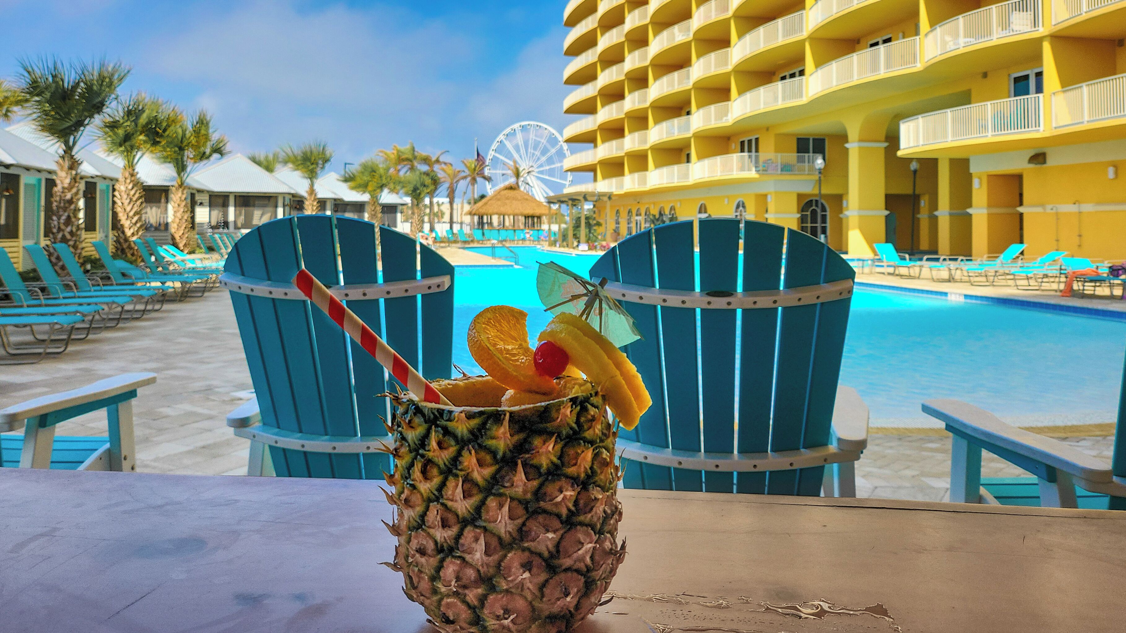 Alberca al aire libre 